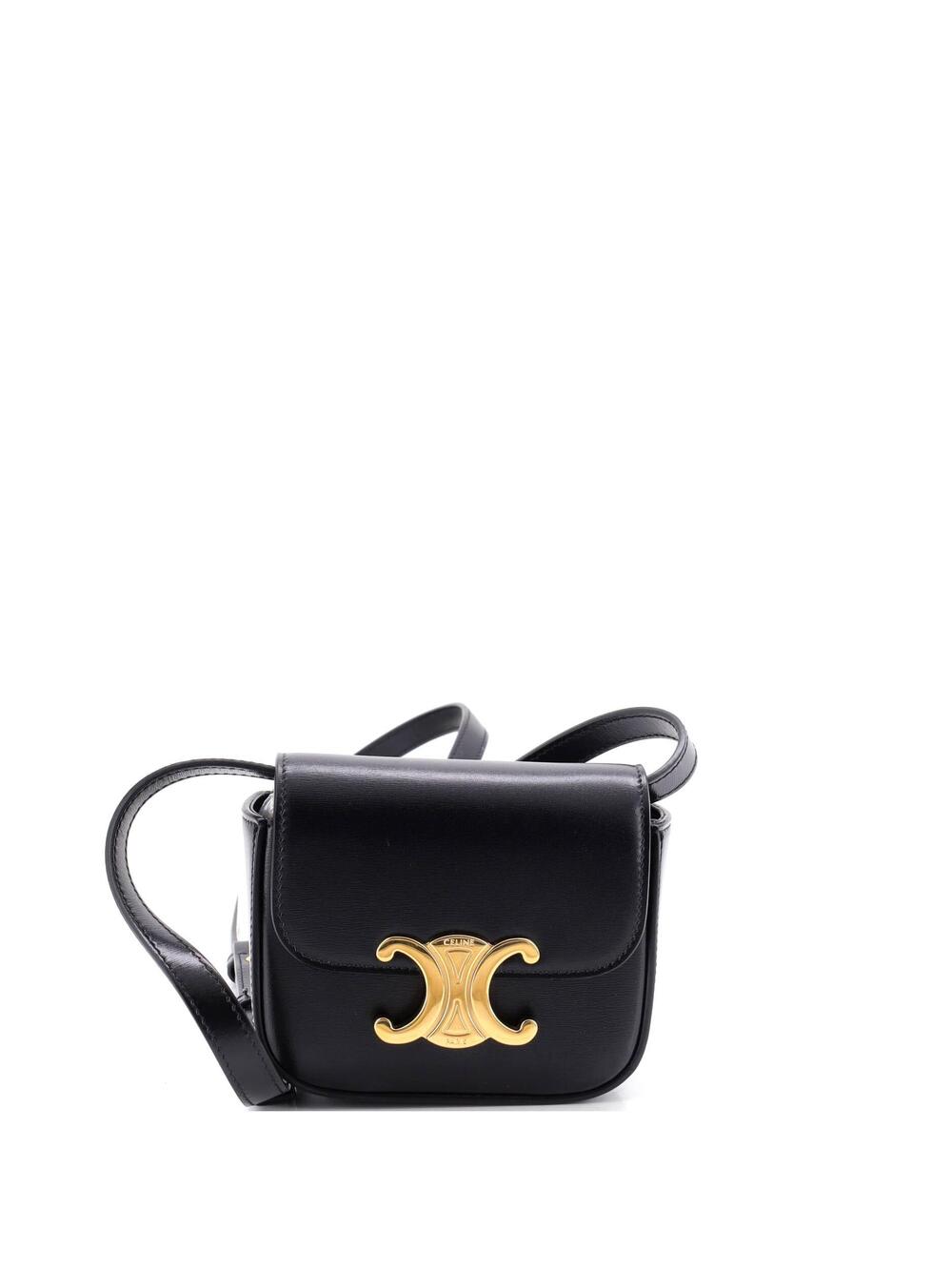 Celine Claude Shoulder Bag Leather Mini #370327C11B